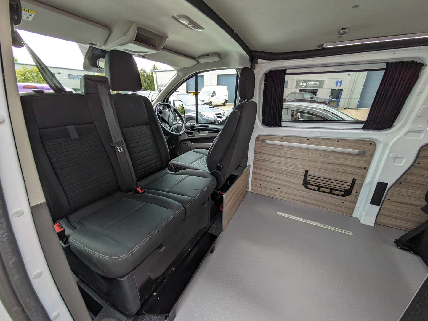 Ford Transit Custom MSCRAFT campervan double swivel plate fitted by Vangear - Vangear UK