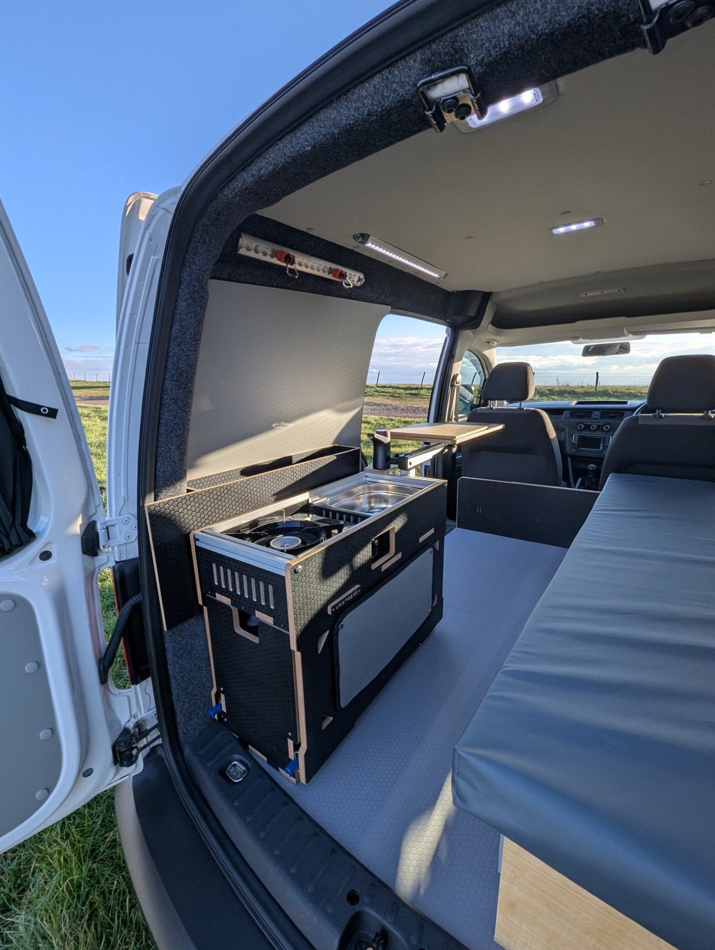 NEW Vangear Caddy - Pod sliding campervan kitchen - Vangear UK