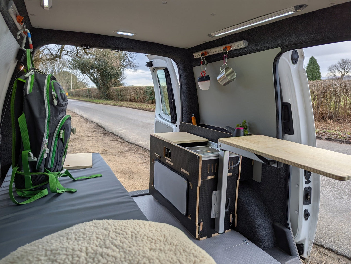 NEW Vangear Caddy - Pod sliding campervan kitchen - Vangear UK