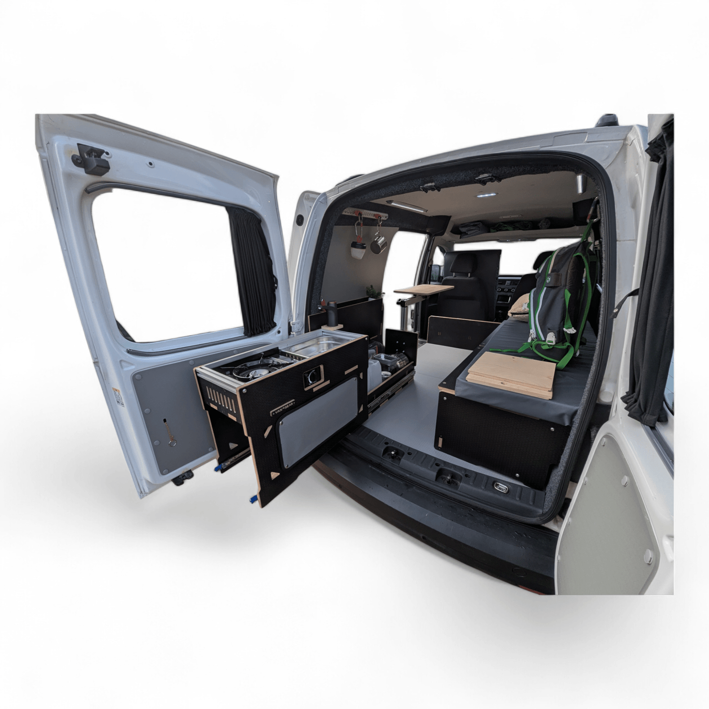 NEW Vangear Caddy - Pod sliding campervan kitchen - Vangear UK