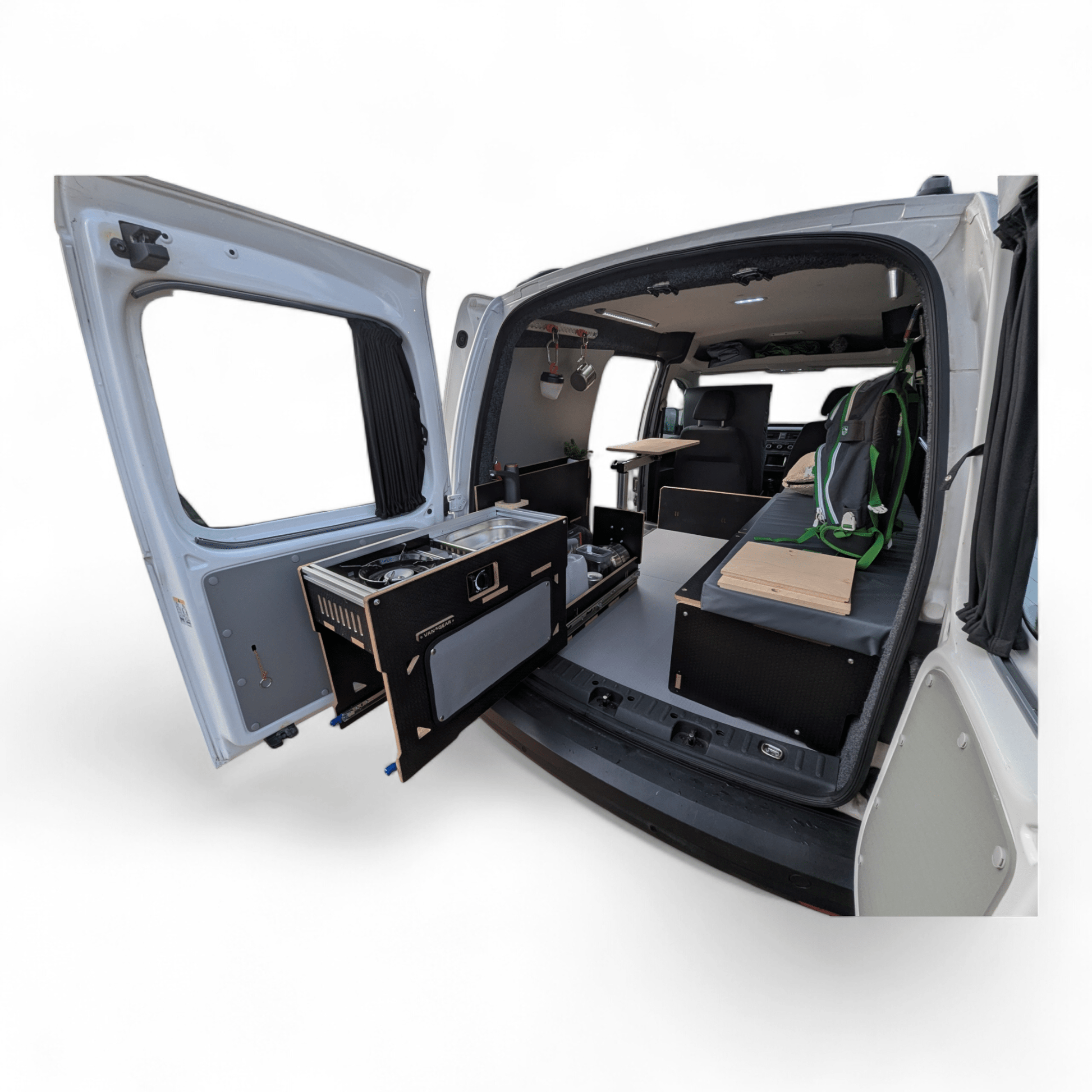 NEW Vangear Caddy - Pod sliding campervan kitchen - Vangear UK