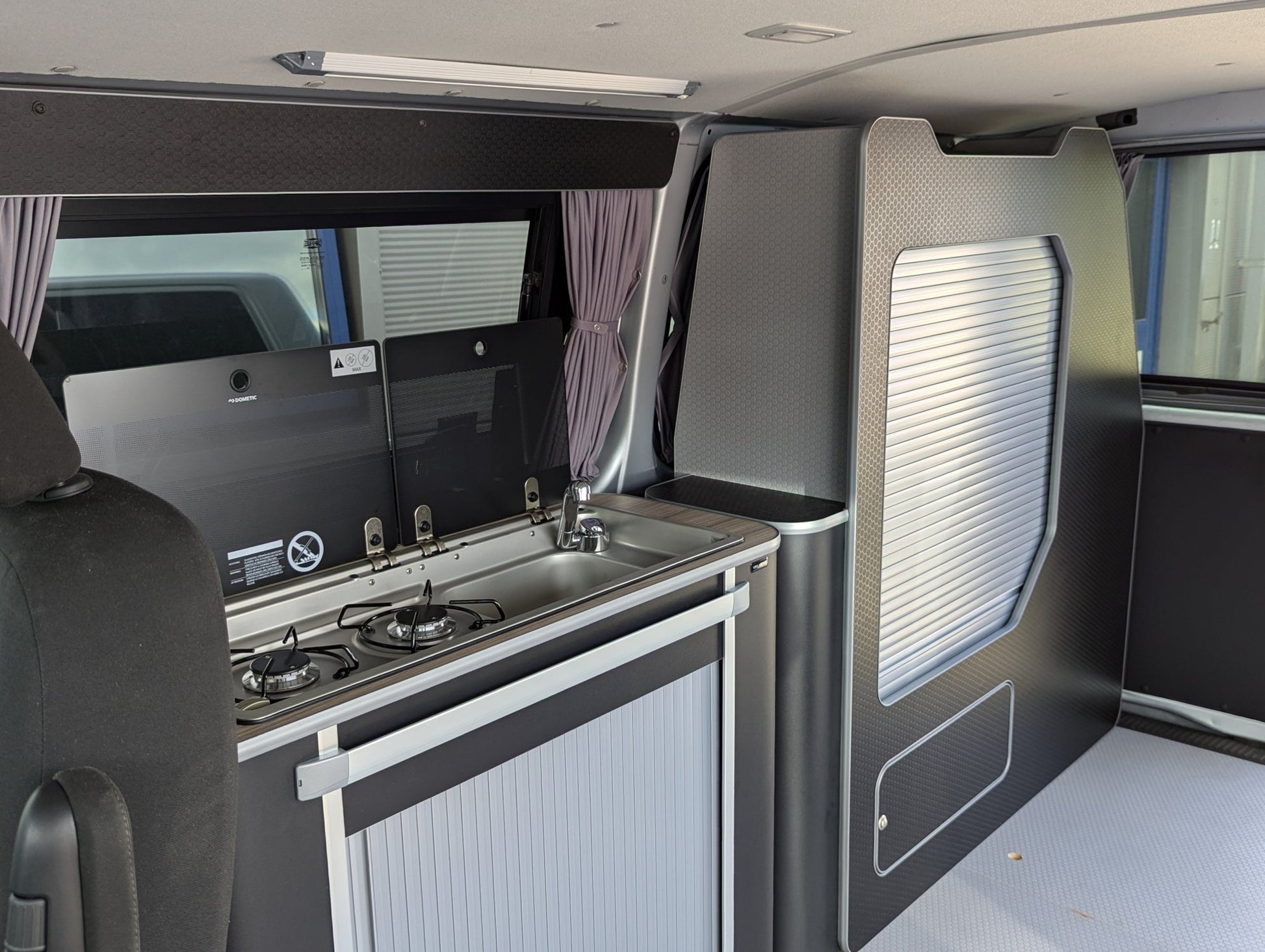 Rear - Pod (Large version for panel vans) to make a modular campervan system - Vangear UK
