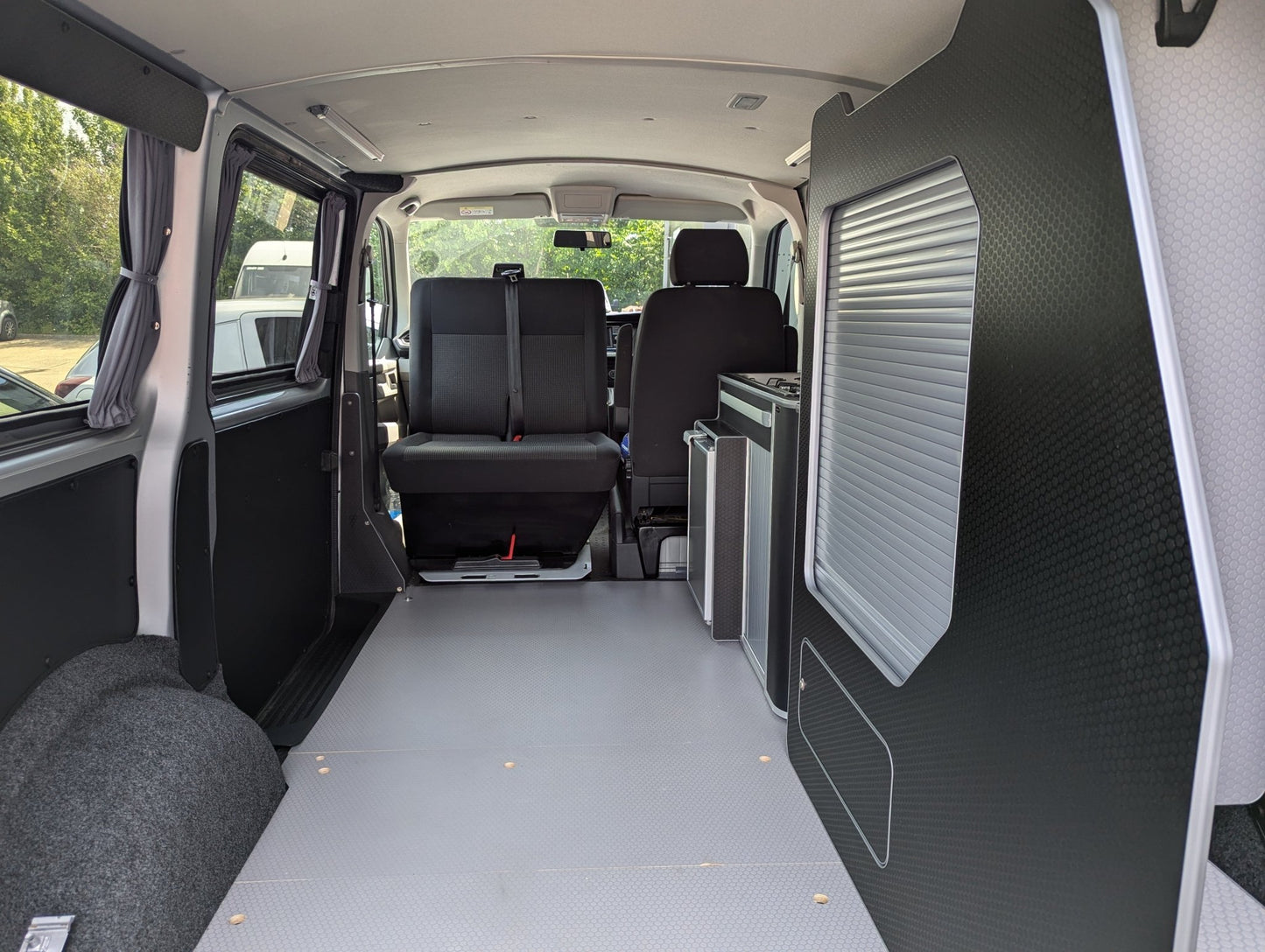 Rear - Pod (Large version for panel vans) to make a modular campervan system - Vangear UK