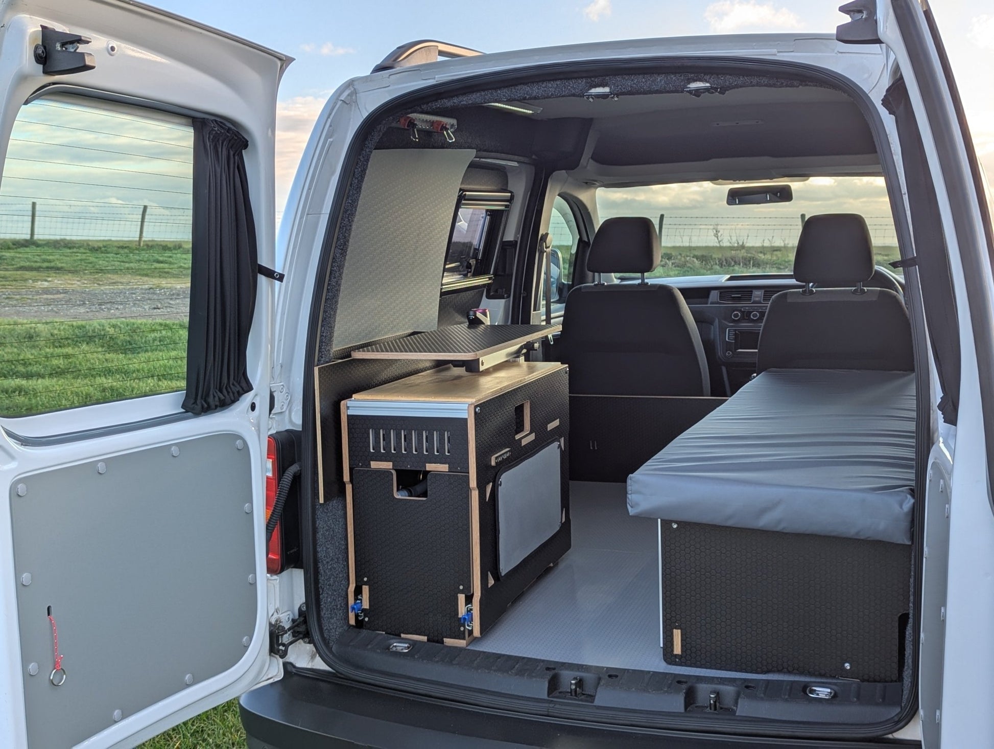 Volkswagen 2020 Caddy Campervan with a Vangear "CLUB" conversion. - Vangear UK