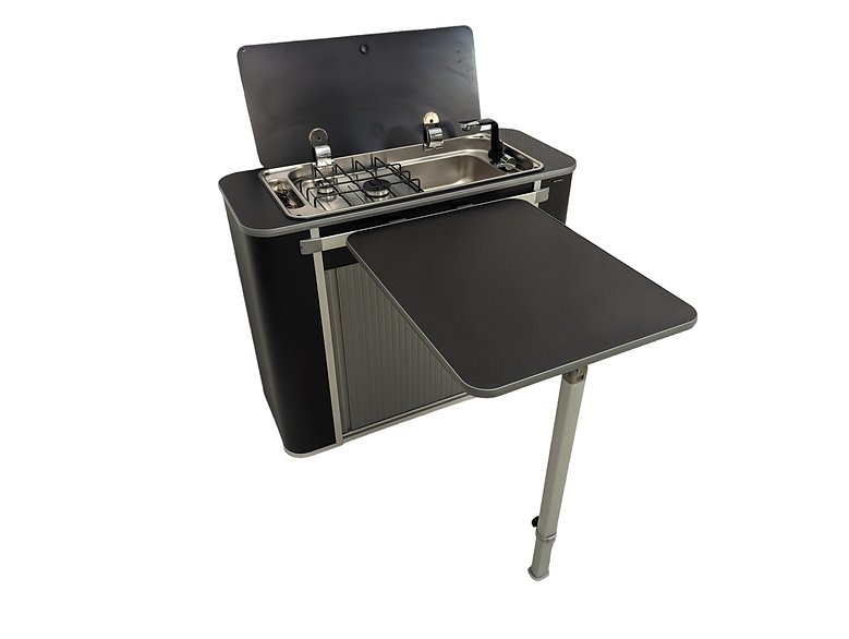 Mito Campervan Table Rail & Adjustable Table Leg Set - Vangear UK
